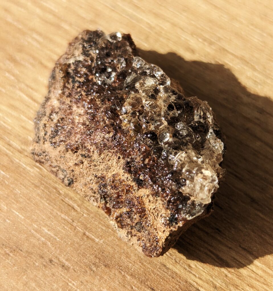 Hyalite on the rock