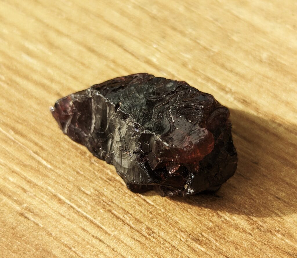 Red garnet (almandine) (Sample 7)