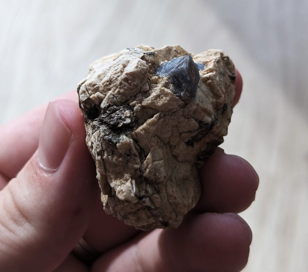 Blue Corundum (Sample 12)