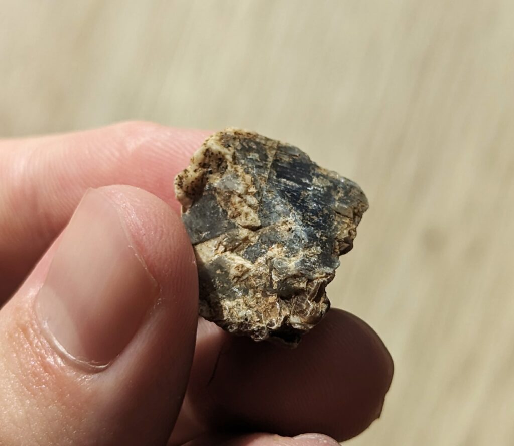 Blue Corundum (Sample 9)
