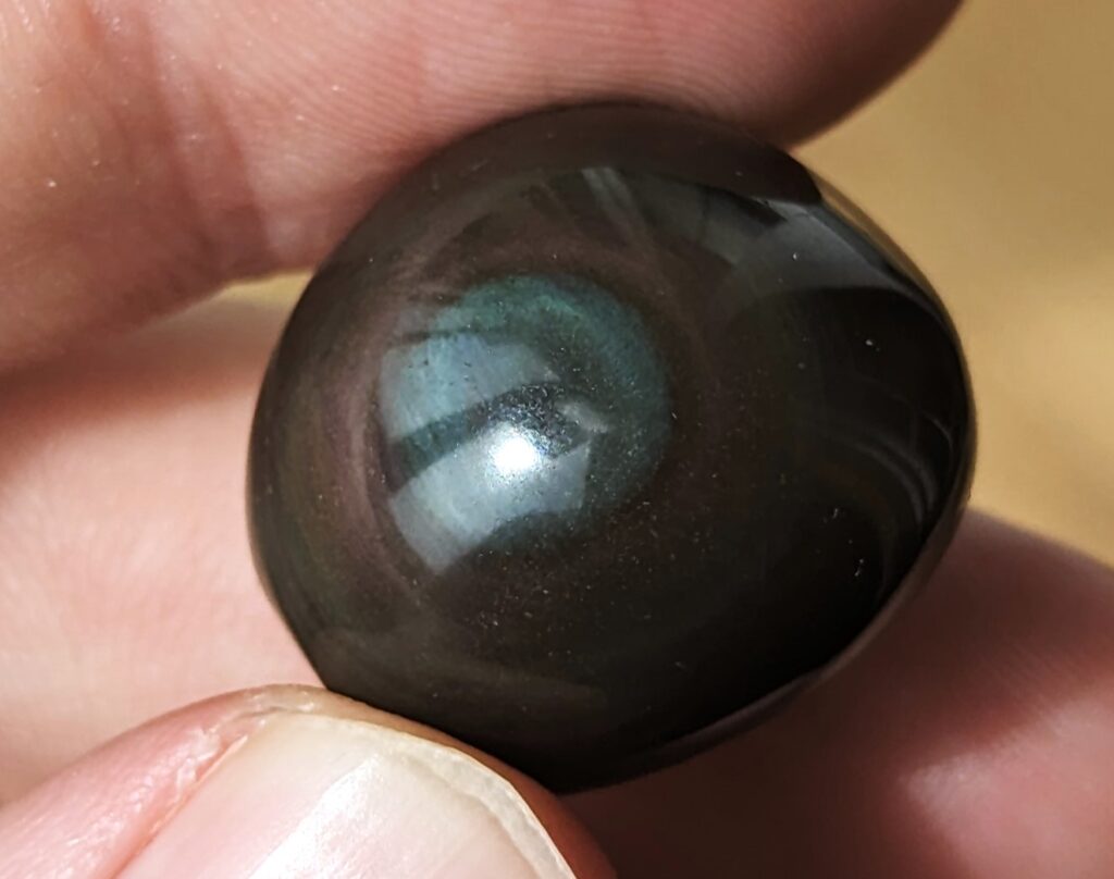 Rainbow obsidian