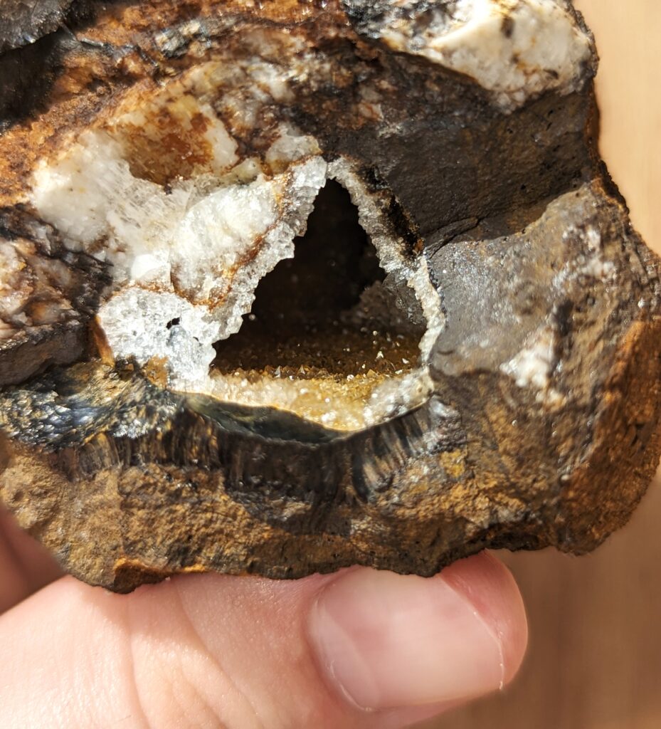 Chalcedony (Limonite Geode)